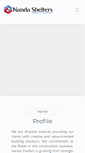 Mobile Screenshot of nandashelters.com